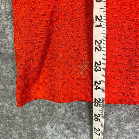 Tail Women’s Shirt Size Medium Short Sleeve Golf Polo Top Red Nylon Tennis - Picture 6 of 7